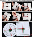 4Pcs Kumihimo Disk Braiding Wheel Lightweight & Convenient Friendship Bracelet - Image 3