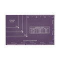 PH PandaHall 201 Stainless Steel Cross Stitch Tool, Cross Stitch Reference Tool by PHPandaHall