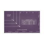 PH PandaHall 201 Stainless Steel Cross Stitch Tool, Cross Stitch Reference Tool by PHPandaHall
