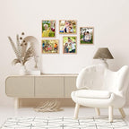 ATOBART 8x10 Set of 2 Oak Wood Picture Frame Solid Wooden Photo Frame Natural - Image 7