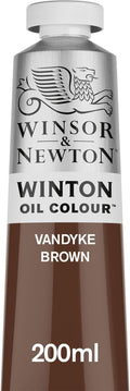 Winsor & Newton Winton Oil Color, 200ml Tube, Vandyke Brown by WinsorNewton
