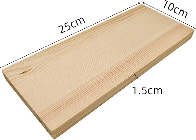 4PCS Rectangle Wood Boards Unfinished Wood Blocks - Image 3