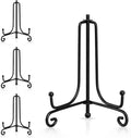 Artliving Plate Stands for Display, 4 Inch Black Iron Easel Plate Display Photo by Artliving