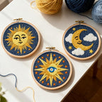 INFUNLY 3 Set Sun Moon Punch Needle Kits - Image 4