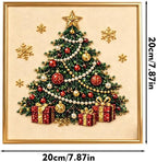 DIY Christmas Pearl Diamond Art Painting Kit, Cute Santa Elk Christmas Pearl - Image 8