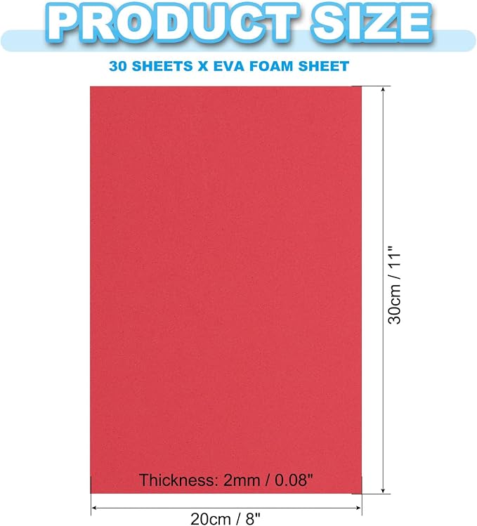 PATIKIL 30 Pack EVA Foam Sheets - Image 2