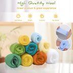 Eforcase Wool Felt Painting Needle Felting Kit, Flowers Landscape Tree Mountain - Image 6