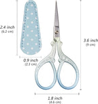 Embroidery Scissors Set with Leather Sheaths - Image 2