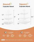 Kootek Dessert Cupcake Stand, 3 Tiered Cup Cake Holder Tower Stand Riser& - Image 3