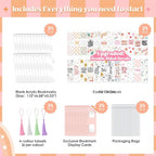 Kaciola 24PCS Acrylic Bookmark Blanks - Image 3