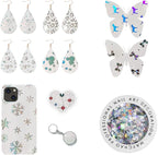 HYANG Transparent Bows PVC Super Clear Holographic Vinyl Faux Leather Sheets 1 - Image 5