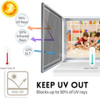 KESPEN One Way Window Privacy Film, Reflective Heat Sun Blocking Window Tint - Image 4