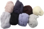 Needle Felting Wool Set, 8 Colors | 10g Each Pack, 2.8 Oz Total, Roving Yarn - Image 4