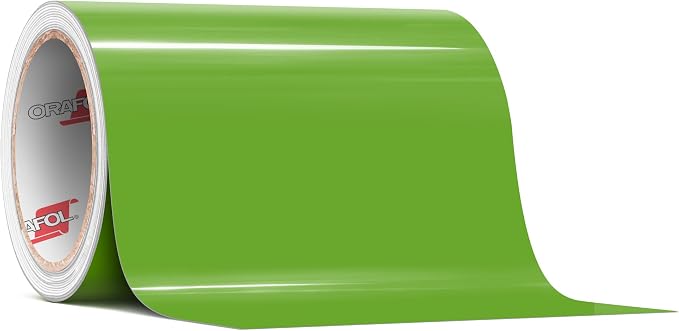 ORACAL 651 Gloss Lime Tree Green Permanent Vinyl Tape Roll – Premium Adhesive by Orafol
