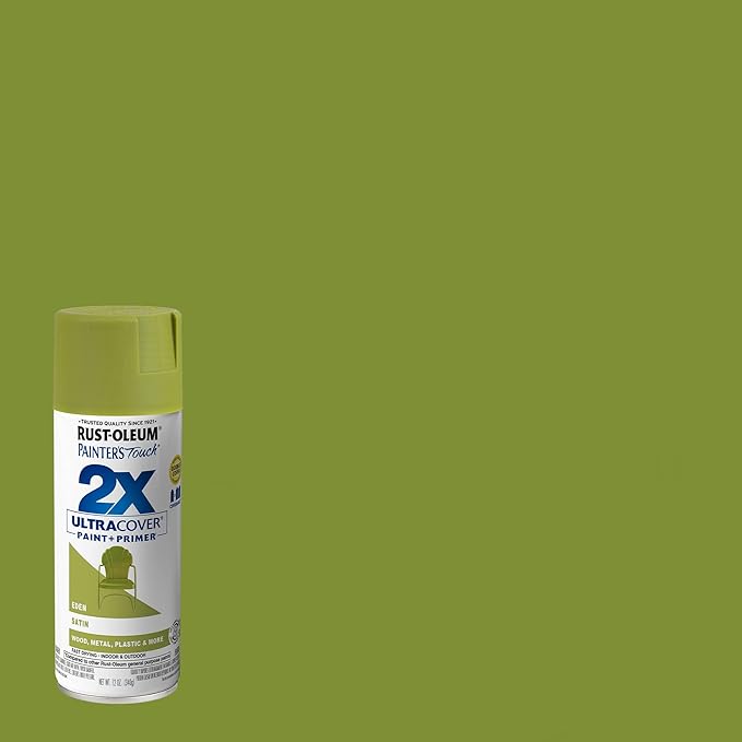 Rust-Oleum Painter's Touch 2X Ultra Cover Spray Paint, Satin Eden - Image 2