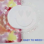FUNKAKA Tie Dye HTV Heat Transfer Vinyl Bundle, 10 Sheets HTV Vinyl - Image 4