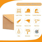 2 Pack 12'' x 16'' Translucent Orange Acrylic Sheet, 3mm Thick Acrylic Plastic - Image 4