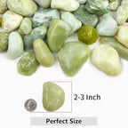 YISZM 40lbs Jade River Rocks for Landscaping, 2-3 Inch Natural Pebbles for - Image 2