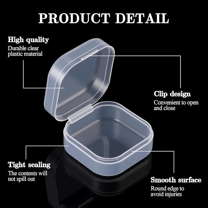 Soaoo 300 Pcs Small Plastic Bead Storage Containers - Image 3