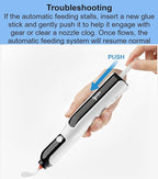 Cordless Glue Pen, Mini Hot Glue Gun, 6s Preheat, Automatic Glue Stick Feeding - Image 7