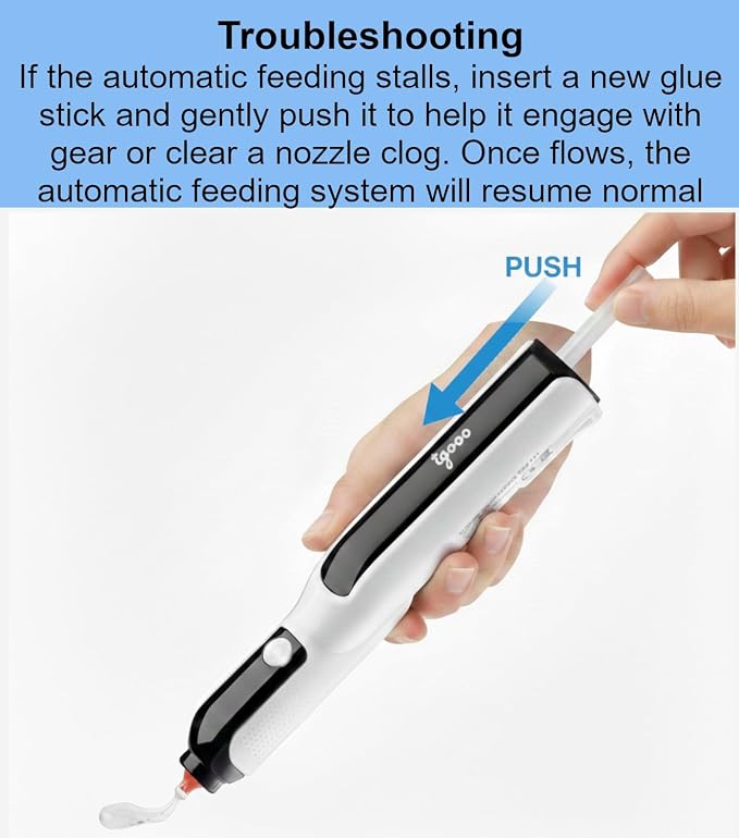 Cordless Glue Pen, Mini Hot Glue Gun, 6s Preheat, Automatic Glue Stick Feeding - Image 7