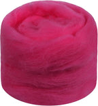 JeogYong Needle Felting Wool, 1.76oz Wool Roving Chunky Wool Yarn, Rose Red by JeogYong