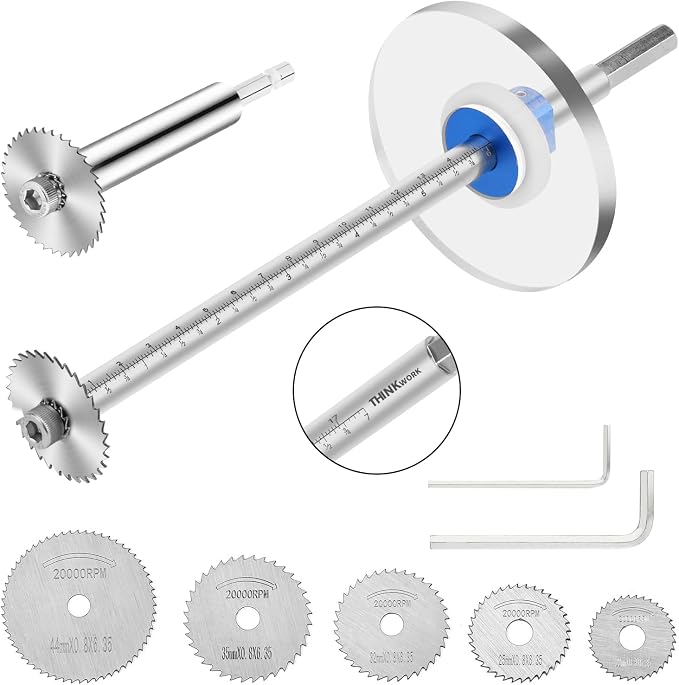 PVC Pipe Internal Cutter Set – 360° Rotating Cutter, adjustable depth gauge by Unknown
