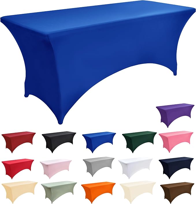 10-Pack 6ft Spandex Table Covers - Image 3