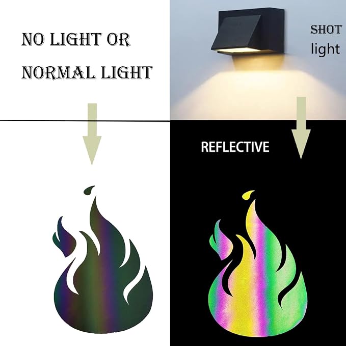 guangyintong Reflective Rainbow Heat Transfer Vinyl HTV Rolls, Rainbow HTV Vinyl - Image 5