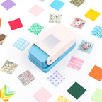 BAOFALI 2Pcs/Set Stamp Puncher 1 Inch Square Hole Punch & 1 Inch Square Postage - Image 6