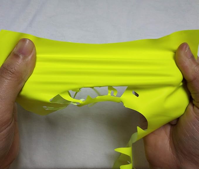 FUNKAKA Neon Yellow HTV Heat Transfer Vinyl Rolls, Stretchy PU HTV Vinyl - Image 2