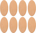 EXCEART Unfinished Oval Wood Slices 20 Pcs 3.9 X 2 Inches Smooth Lightweight by EXCEART