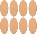 EXCEART 20 Pack Unfinished Oval Wooden Slices 3.14 X 1.57 X 0.07 Inch by EXCEART