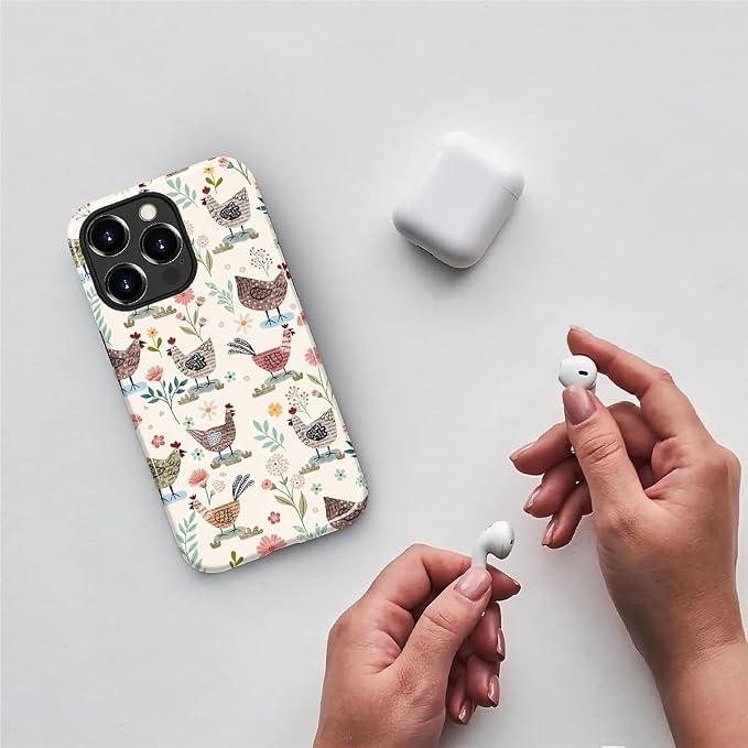 ZHEGAILIAN Case for iPhone 14 Pro, Chicken Farmhouse Animal Rooster Durable - Image 3