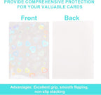 100pcs Photocard Sleeves, 9.1x6.5cm/3.58x2.56in Love Heart-Shape Holographic - Image 4