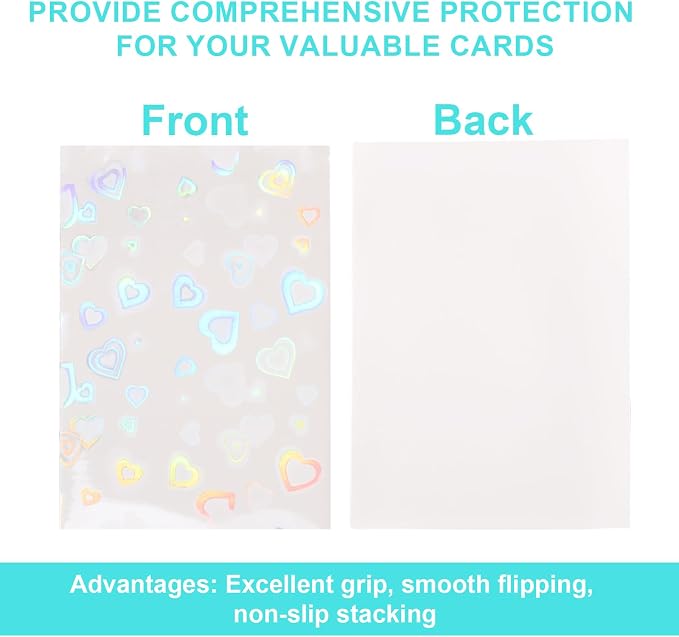 Penitue Photocard Sleeves, Holographic Foil Cover | Photocard Sleeves - Image 3