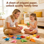 Origami Paper 8 x 8 Inch / 20x20 cm 150 Sheets Double Sided Paper | No-Fading - Image 3
