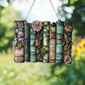 Enchanted Books & Roses Acrylic Suncatcher by Unknown
