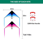 Mint's Colorful Life Delta Kite - Image 3