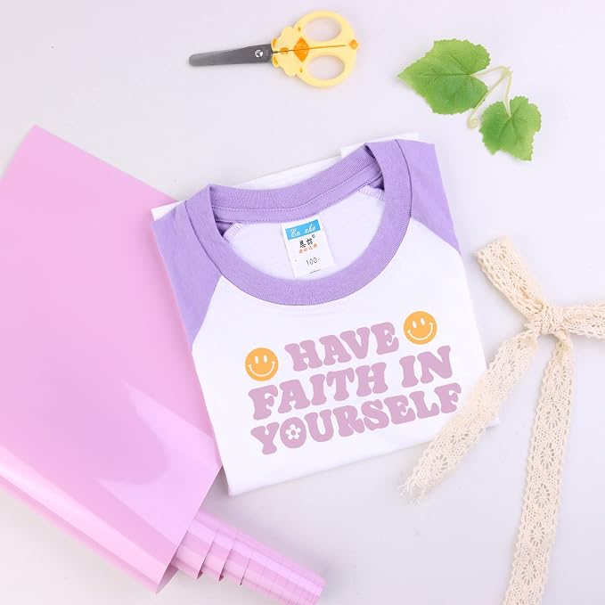 Tintnut Lavender Color Heat Transfer Vinyl, 10inx6ft Iron on Vinyl | Neutral - Image 5