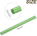uxcell Mini Hot Glue Sticks for Glue Gun 7mm x 100mm Light Green 12pcs - Image 2