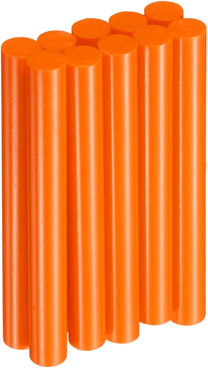 HARFINGTON 10pcs Hot Glue Sticks 0.43" Dia x 3.94" Long EVA Mini Hot Melt by HARFINGTON