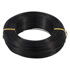 Fashewelry 459 Feet 17 Gauge Aluminum Wire Black Bendable Metal Craft Wire by FASHEWELRY