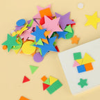 313 Pcs Foam Shape Stickers Assorted Colors Self Adhesive Foam Geometric Shape - Image 3