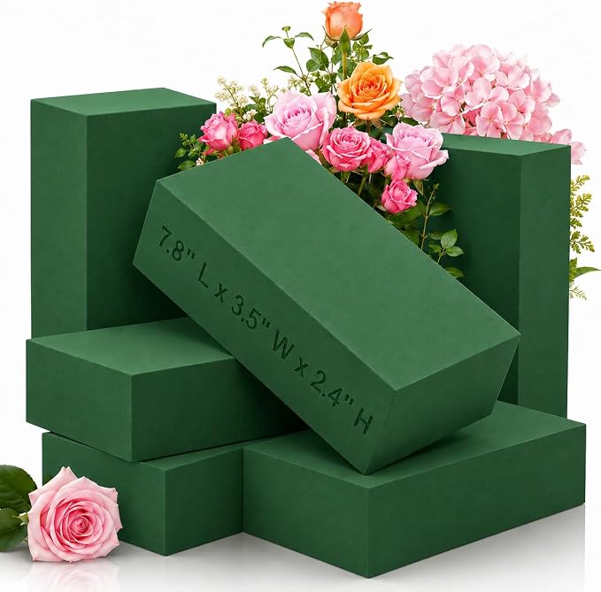 Prashent 6 Pcs Floral Foam Blocks, DIY Craft Supplies by Prashent