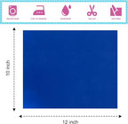 Sheet Metallic Foil Heat Transfer Vinyl Bundle – 12"x10"-17 Chrome HTV Pack in - Image 2