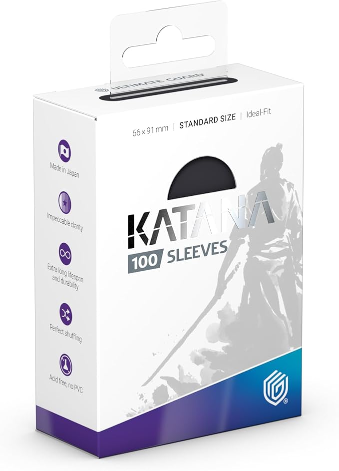 Ultimate Guard Katana Card Sleeves: 100 Standard Size TCG Sleeves, 66 x 91mm - Image 2