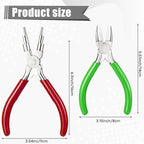 Mudder 2 Pieces Jewelry Making Tool Bail Making Pliers 6 in 1 Jewelry Wire - Image 2