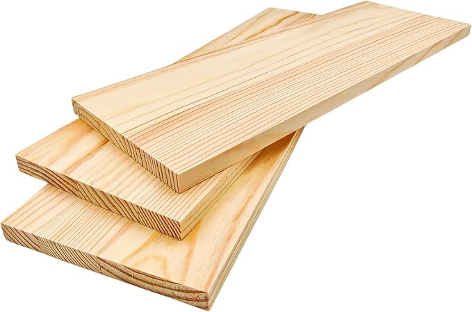 3PCS Rectangle Wood Boards Unfinished Wood Blocks - Image 6
