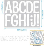 Bemeol 30 Sheets Large Letter Stickers 4 Inch Alphabet Letter Stickers Self - Image 3